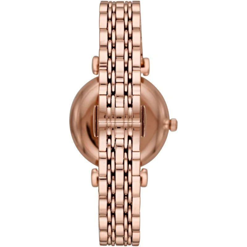 Emporio Armani Women’s Quartz Rose Gold Stainless Steel Silver AR11244