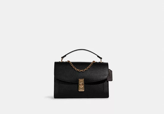 Coach Lane Shoulder Bag Gold Black/Multi