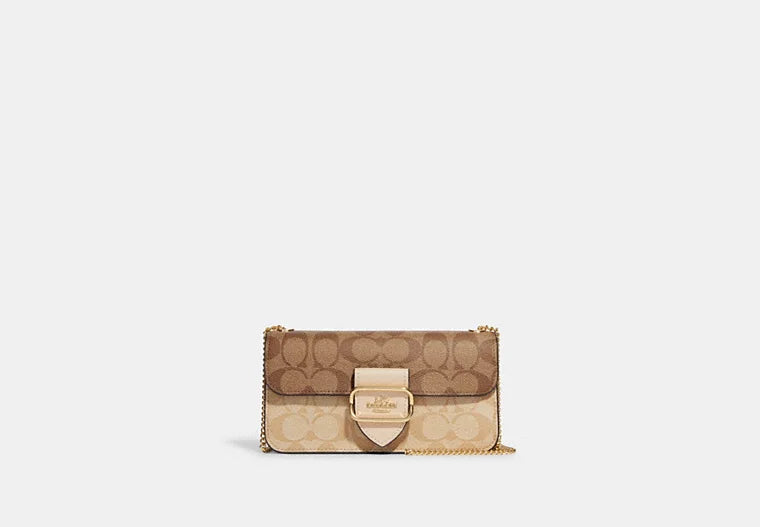 Coach Morgan Crossbody In Blocked Signature Canvas