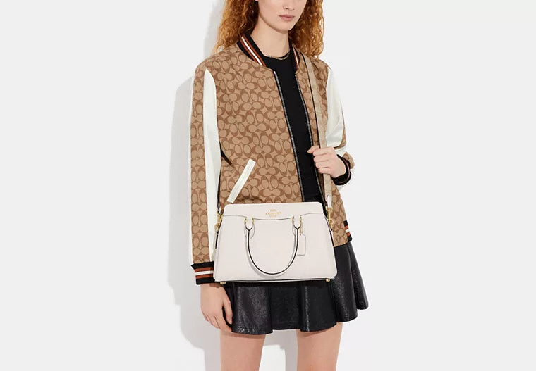 Coach Darcie Carryall With Signature Canvas Detail