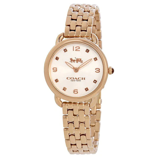 COACH DELANCEY SLIM DIAL ROSE GOLD-TONE WOMEN'S WATCH 14502783