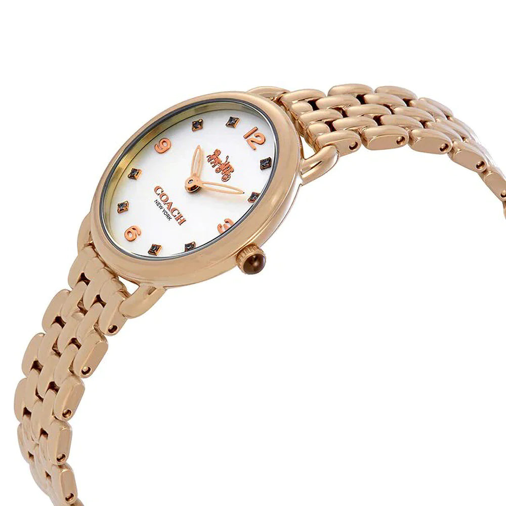 COACH DELANCEY SLIM DIAL ROSE GOLD-TONE WOMEN'S WATCH 14502783