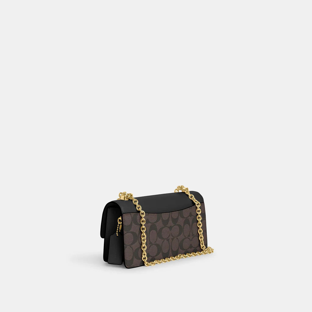 Coach Eliza Flap Crossbody In Signature Canvas