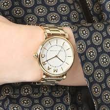 Marc Jacobs Roxy White Satin Dial Ladies Watch MJ3522