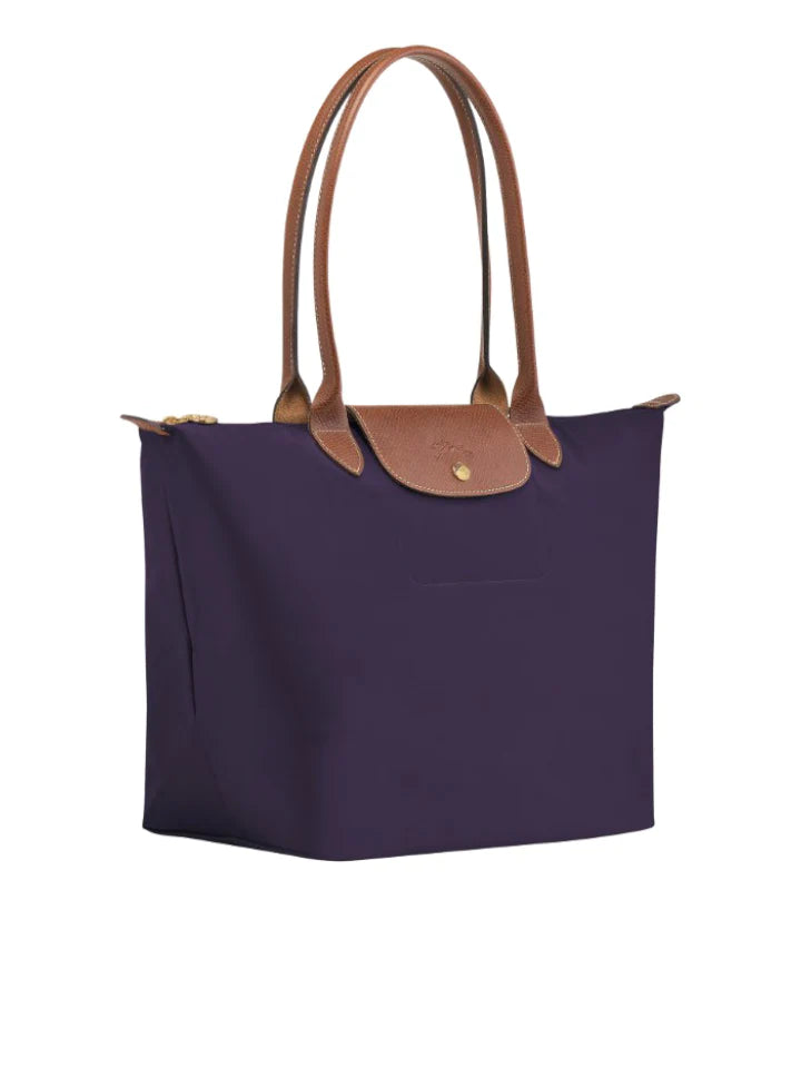 Longchamp Le Pliage Green Tote Bag Purple