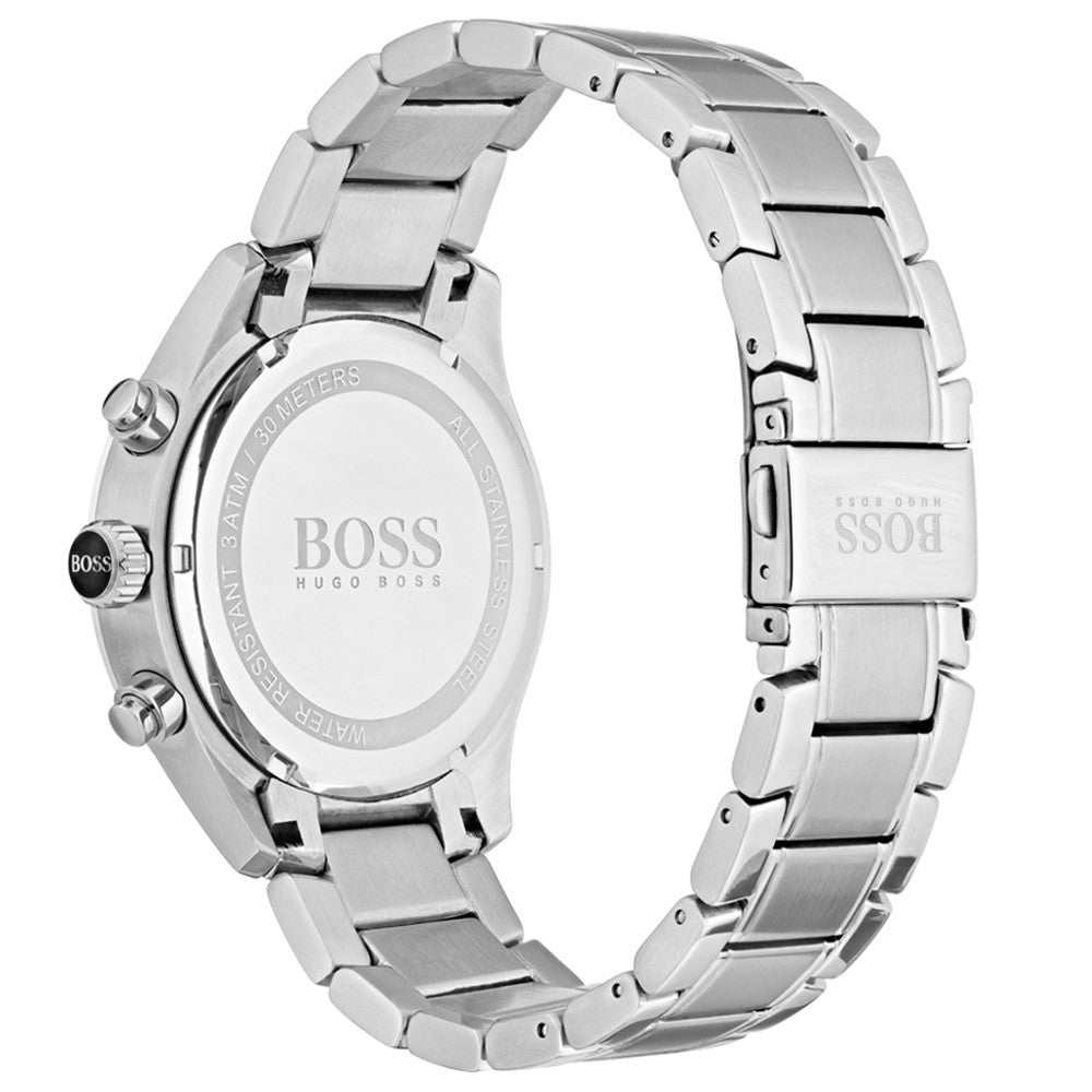 Hugo Boss Men's 1513477 Chronograph  Quartz Stainless Steel Black Dial 44mm Watch