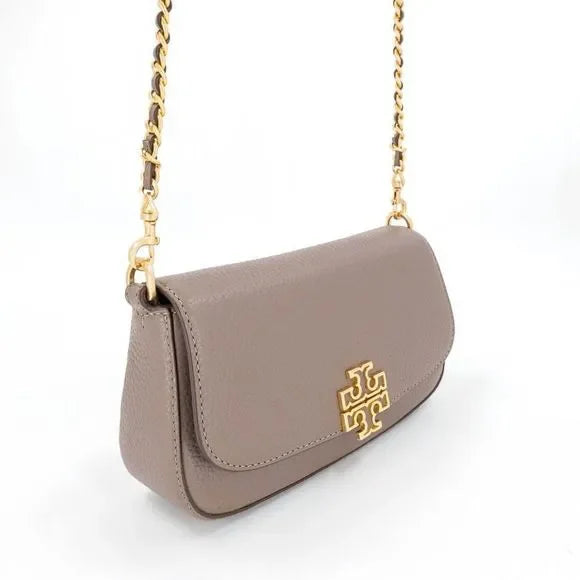 Tory Burch Britten Convertible Crossbody Portobello Grey