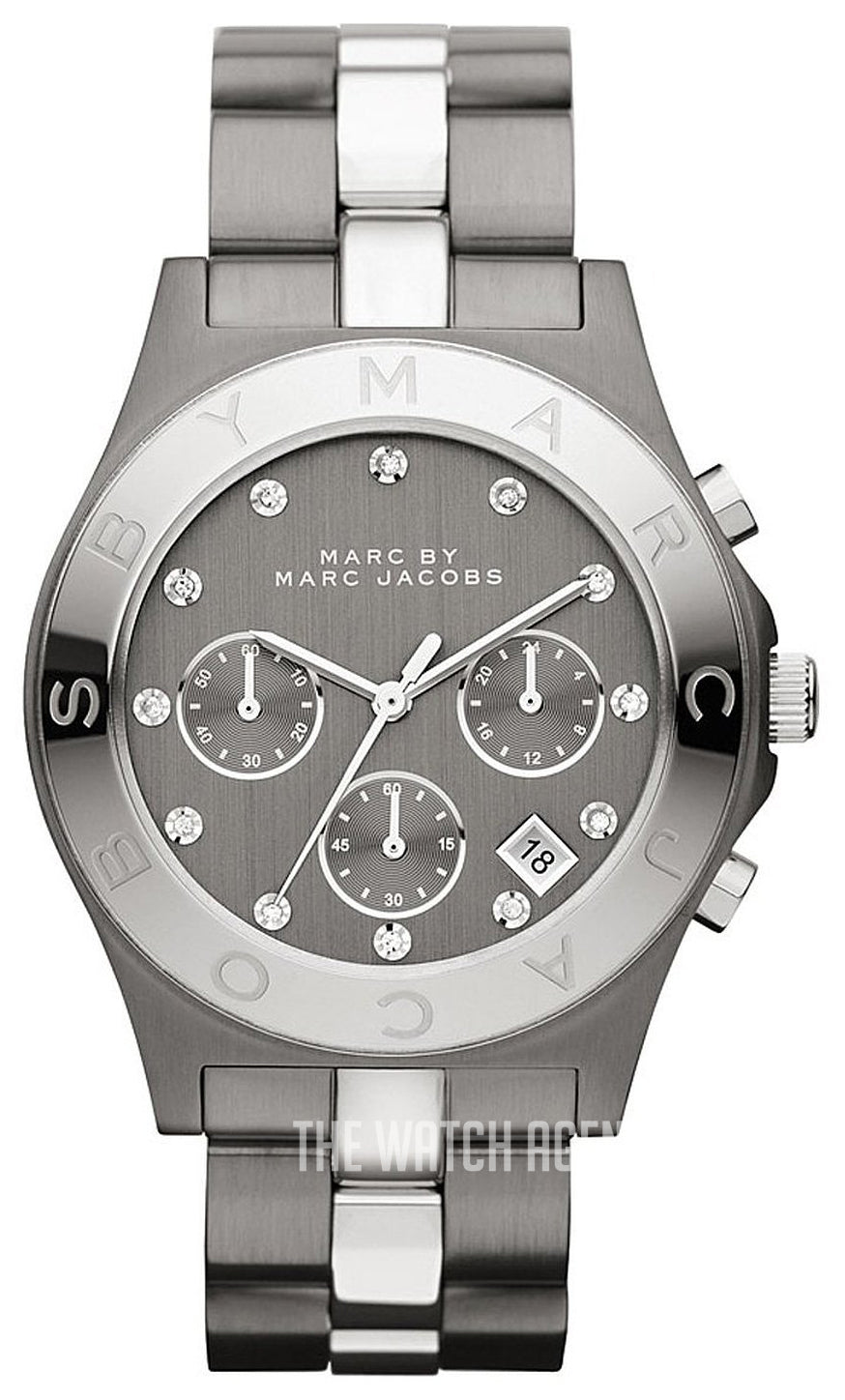 Marc by Marc Jacobs Rock Chrono Grey/Steel Ø40 mm mbm3179