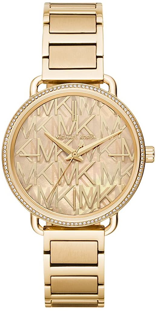 Michael Kors - Women’s Quartz Stainless Steel Gold Dial 36mm Watch MK3886