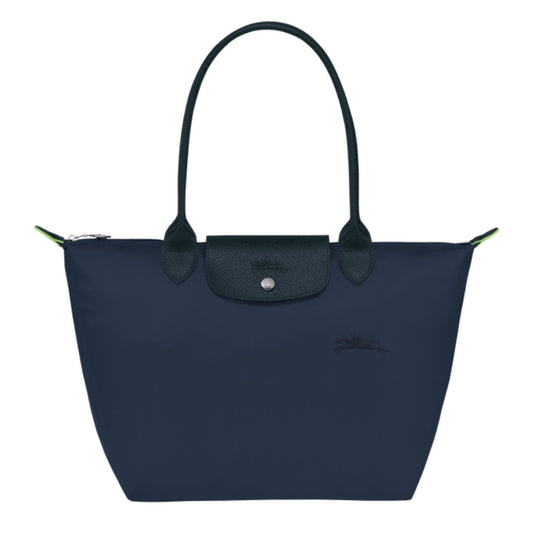 Longchamp Le Pliage Tote Green Bag Blue- Recycled Canvas