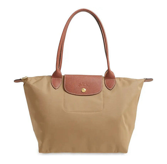 Longchamp Le Pliage Club Medium Shoulder Bag Desert Tan