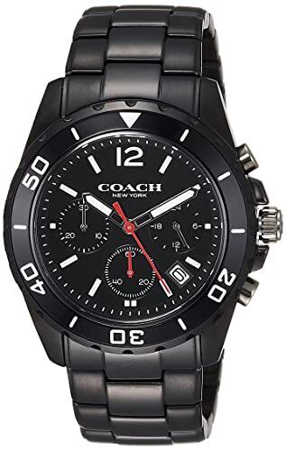 Coach KENT CHRONOGRAPH ALL BLACK MEN'S WATCH 14602554