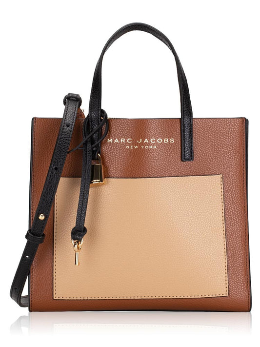 Marc Jacobs Mini Grind Satchel Tote Bag Chocolate Truffle Multi (Mini)