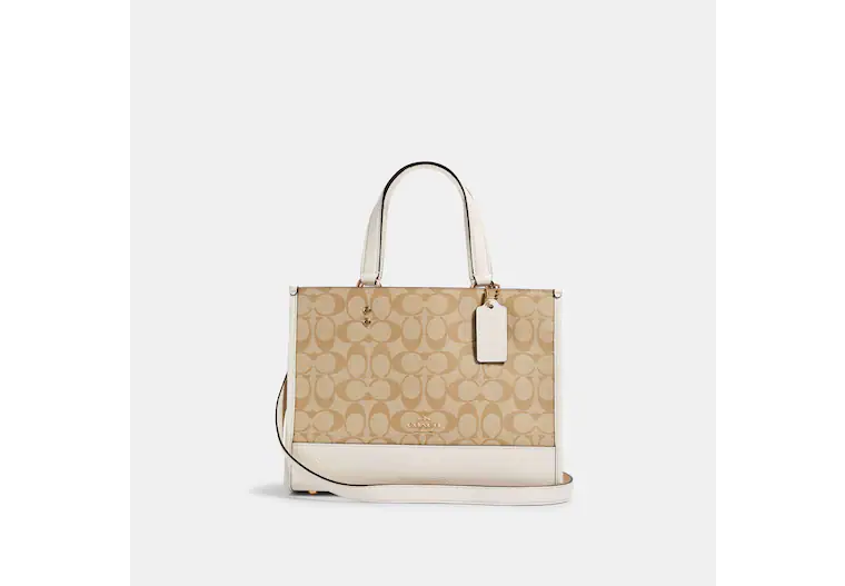 Coach Dempsey Carryall In Signature Canvas