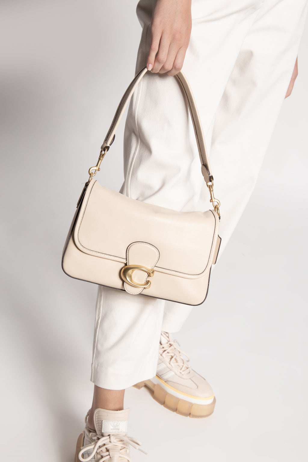 COACH CREAM ‘SOFT TABBY’ SHOULDER BAG