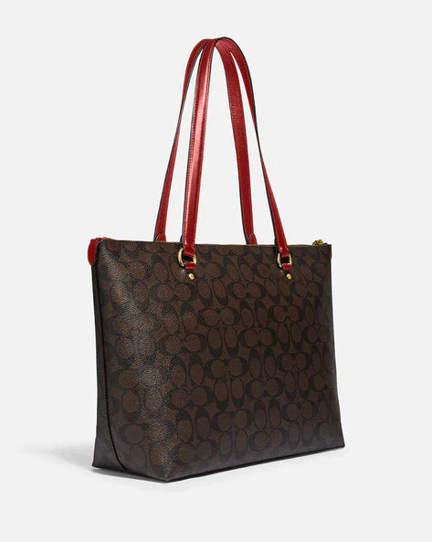 Coach Gallery Tote In Signature Canvas