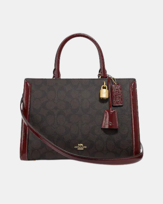Coach Zoe Carryall In Signature Canvas