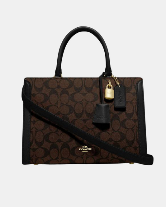 Coach Zoe Carryall In Signature Canvas