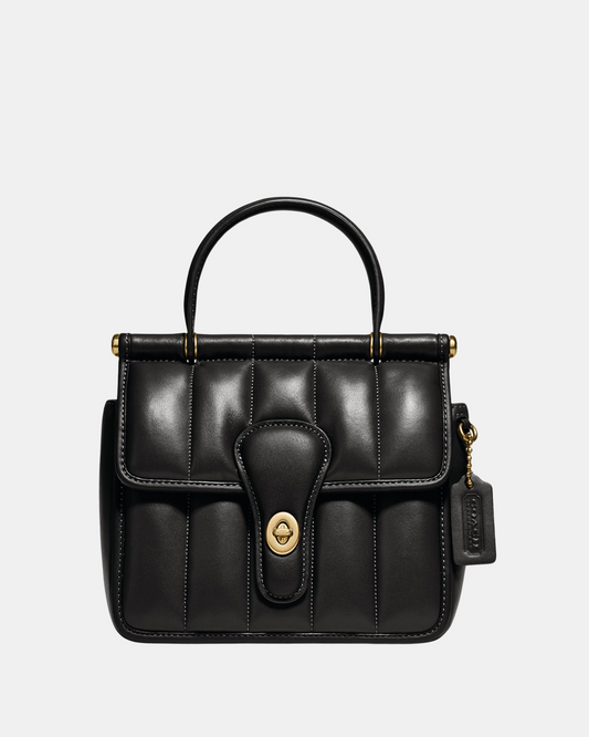 Coach Quilted Leather Willis Top-Handle Bag