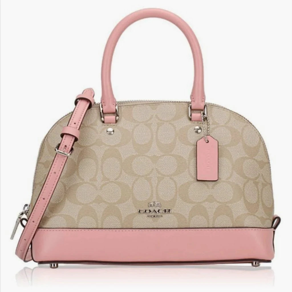 Coach Mini Sierra Satchel In Signature Canvas