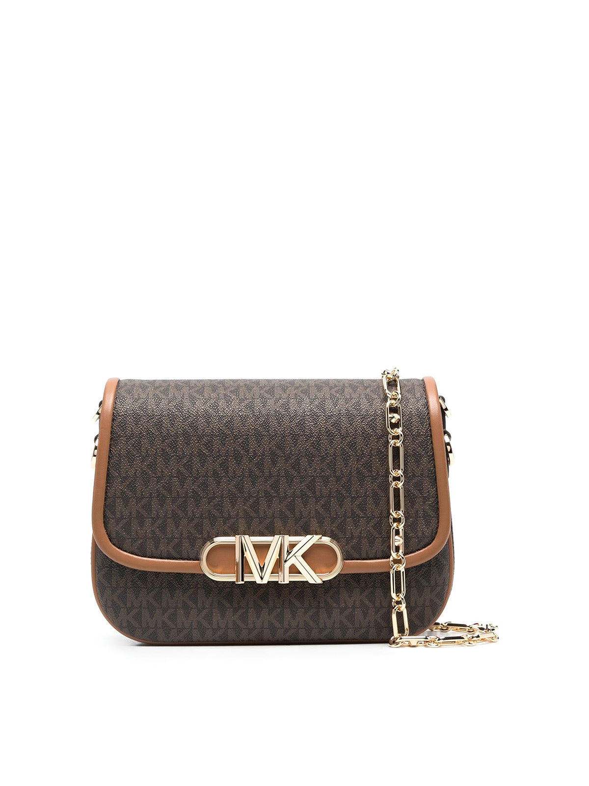 Michael Kors Monogram-Patterned Leather Bag