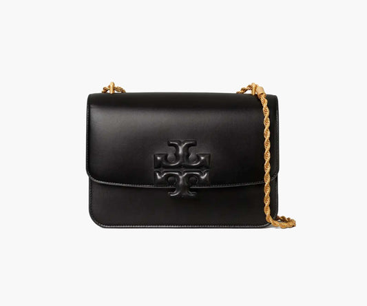 Tory Burch – Eleanor Convertible Shoulder Bag (Black) Large