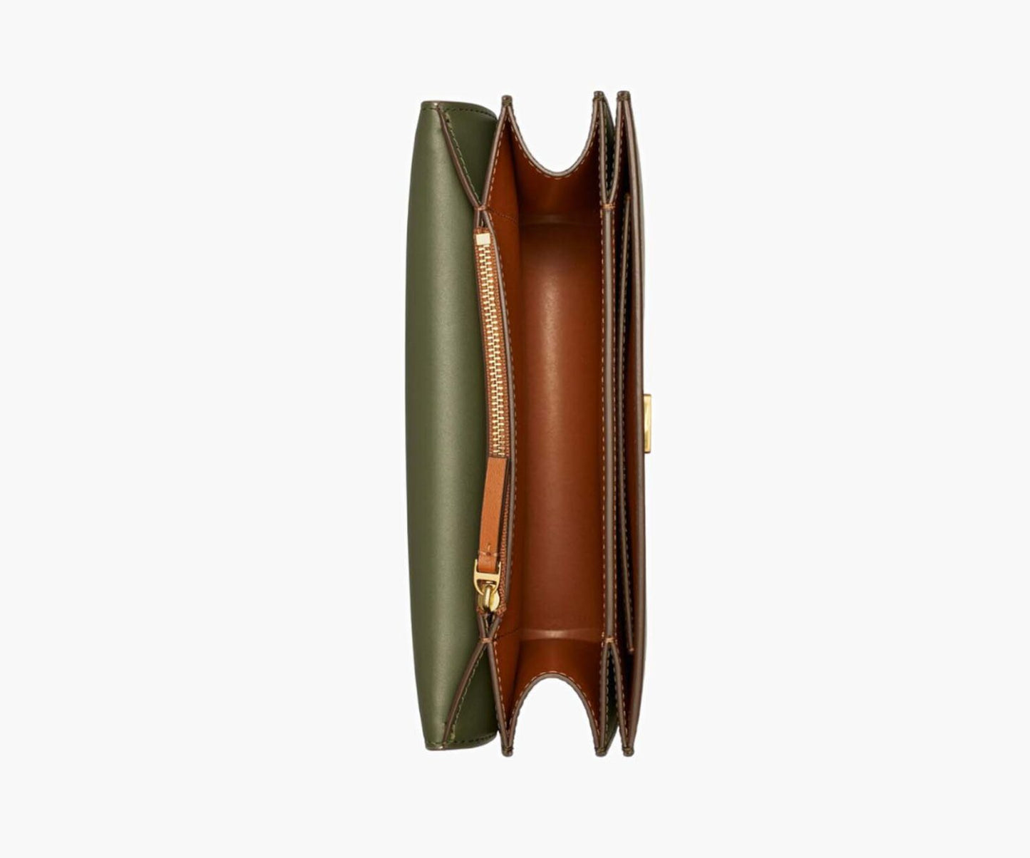 Tory Burch – Eleanor Convertible Shoulder Bag (Dark Ivy) Large