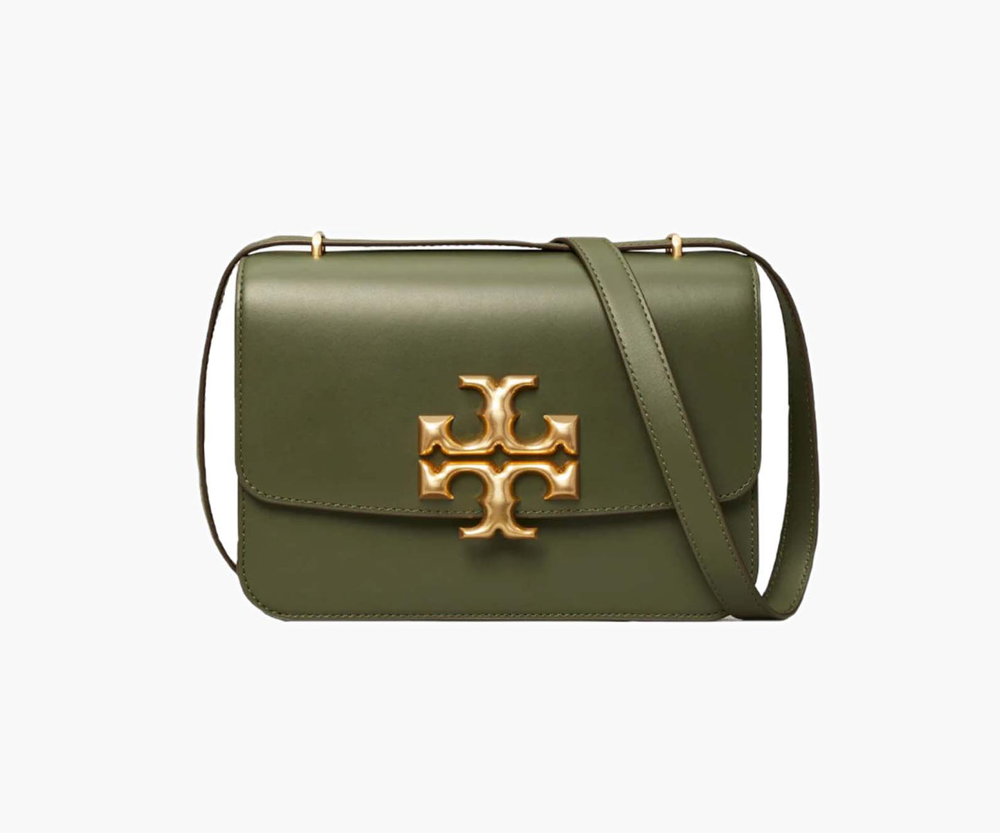 Tory Burch – Eleanor Convertible Shoulder Bag (Dark Ivy) Large