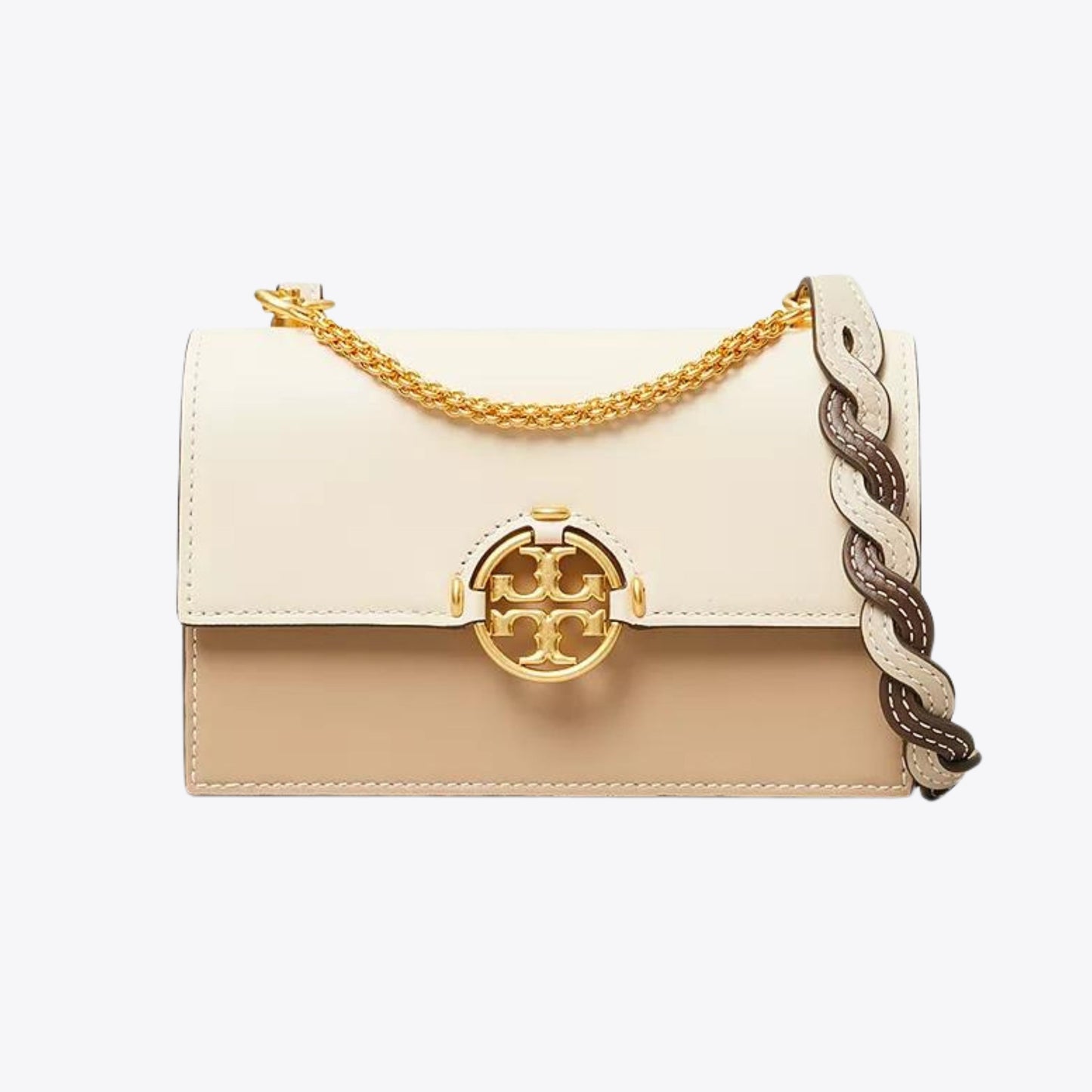 Tory Burch Miller Color Block Shoulder Bag Large