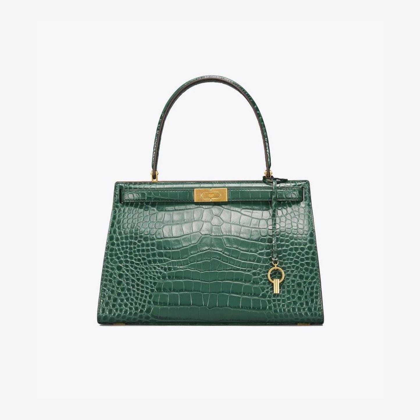 Tory burch lee radziwill croc embossed