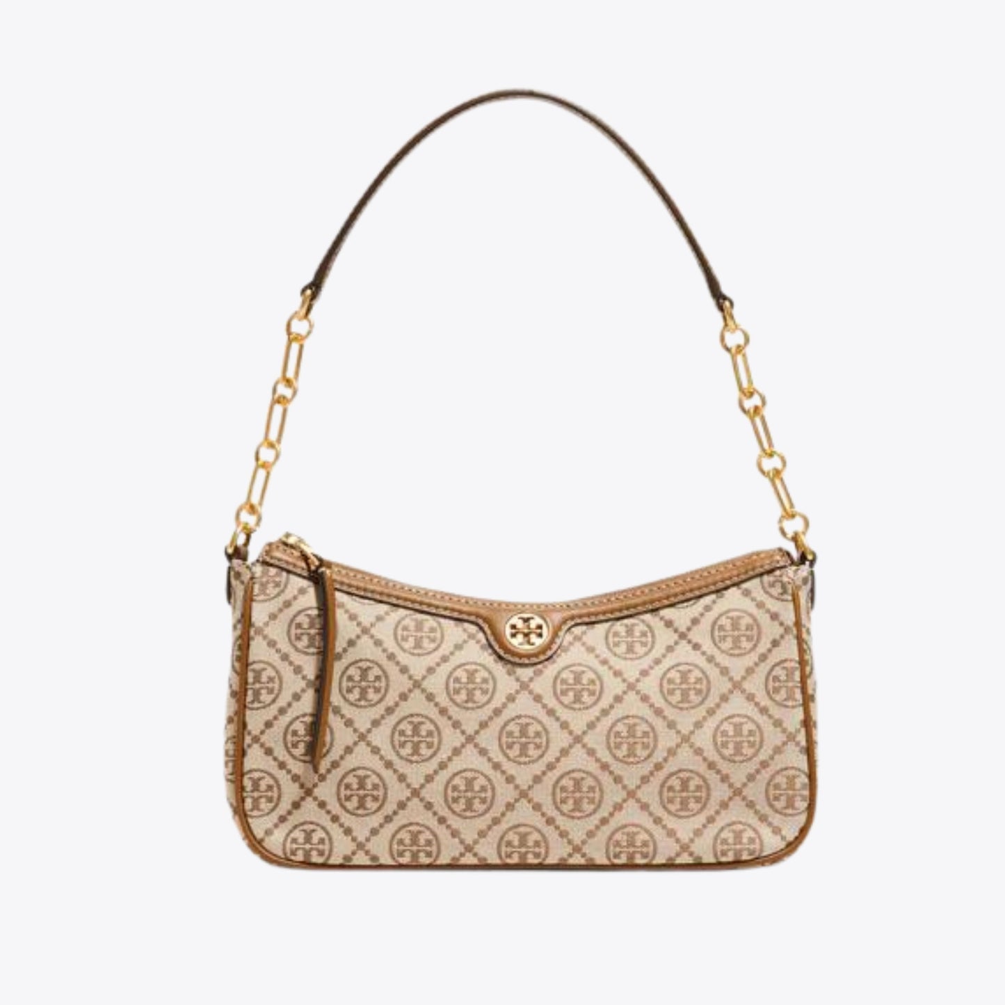 Tory Burch T Monogram Jacquard Studio Hazelnut