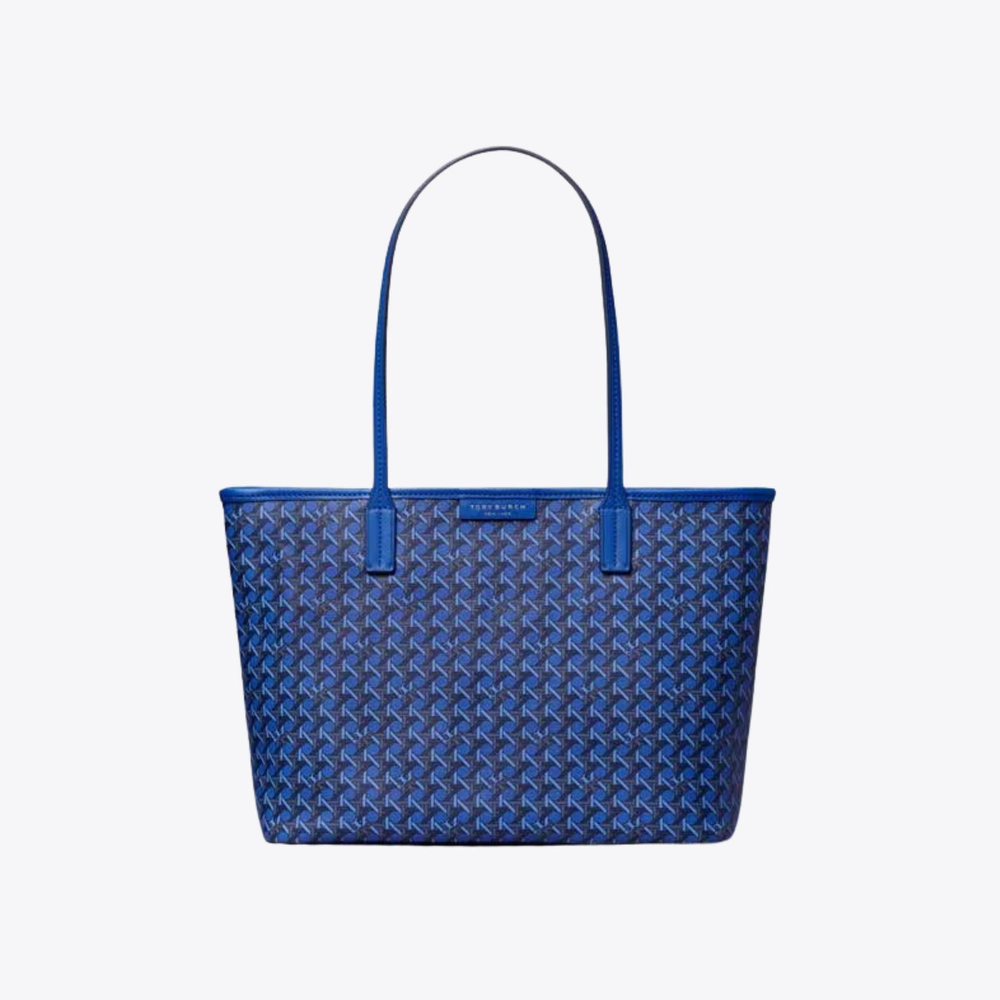 Tory Burch Ever Ready Basket Weave Tote Bag Mediterranean