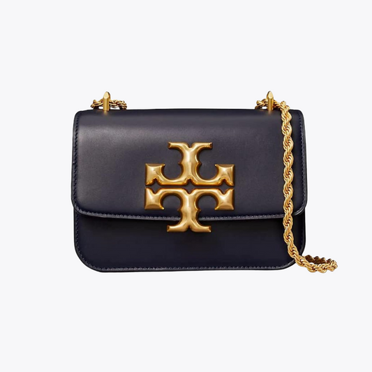 Tory Burch – Eleanor Textured Convertible Shoulder Bag Tory Navy