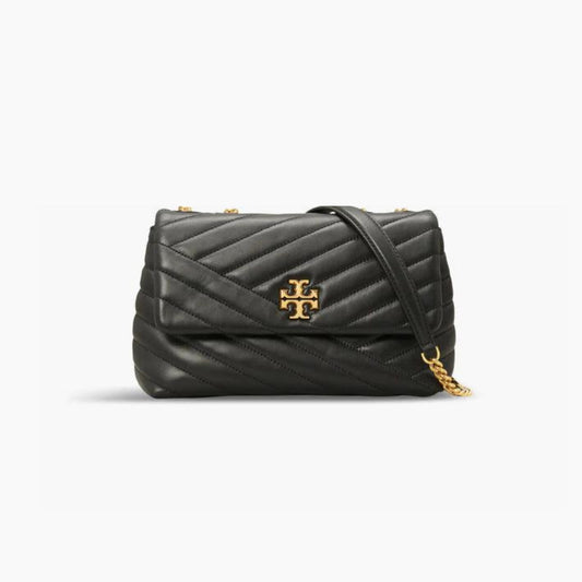 Tory Burch Kira Chevron Small Convertible Black