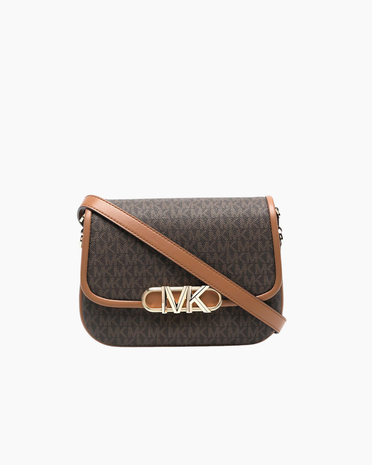 Michael Kors Monogram-Patterned Leather Bag