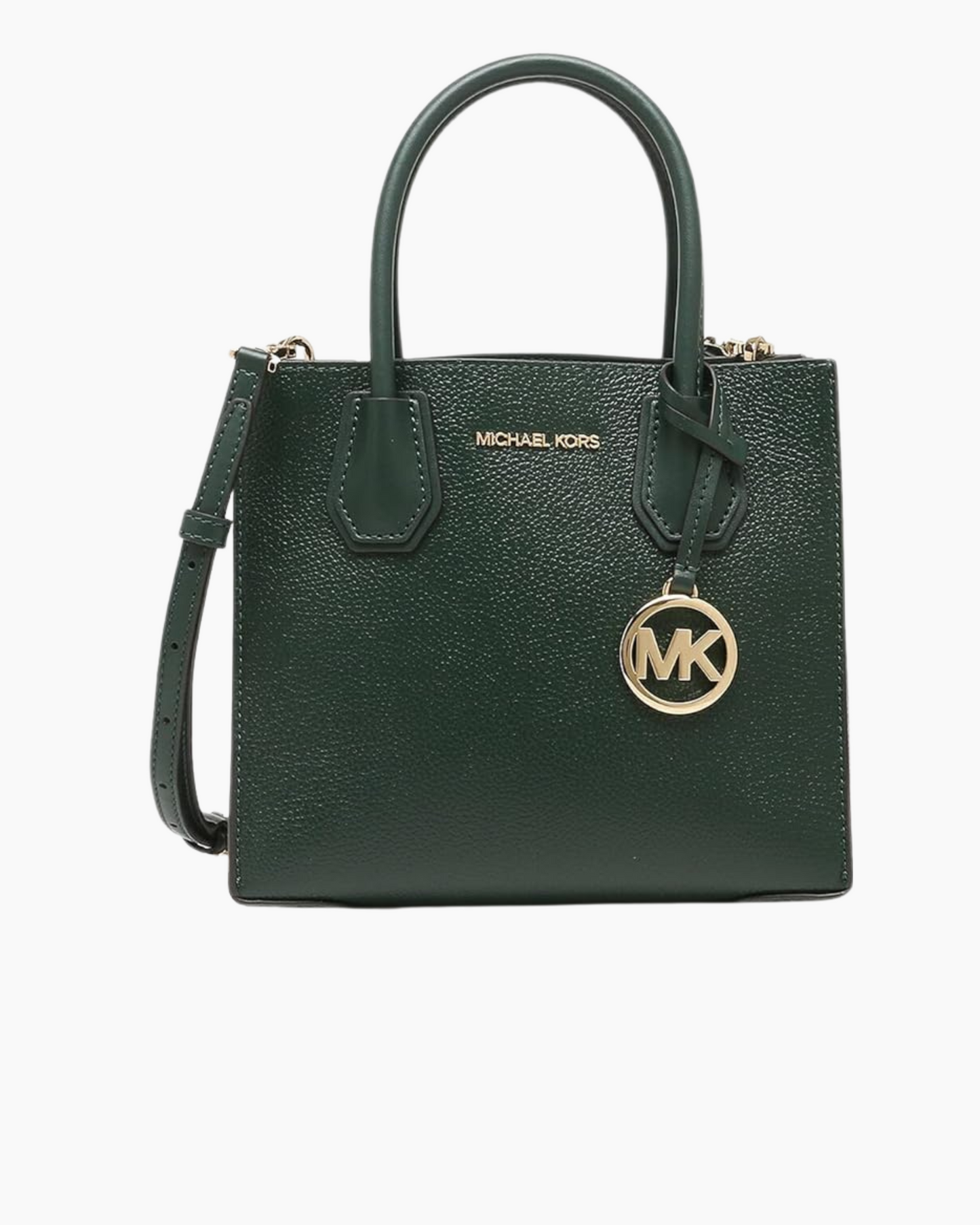 Michael Kors Leather Mercer Small Satchel (Green)