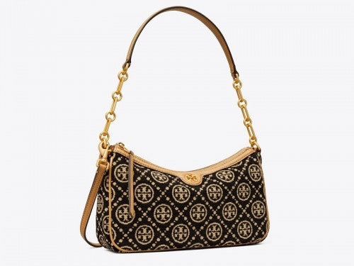 Tory Burch T Monogram  Chenille Studio Shoulder Bag