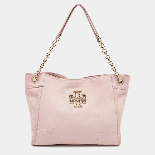 Tory Burch Leather Small Britten Slouchy Tote