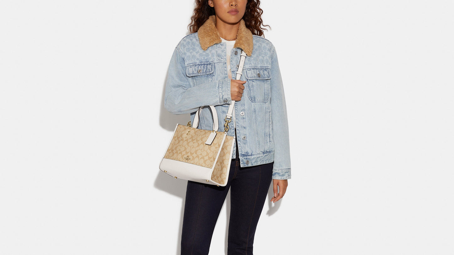 Coach Dempsey Carryall In Signature Canvas