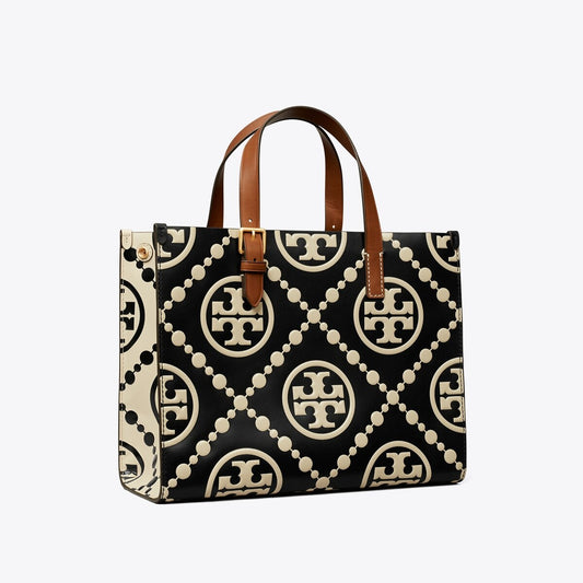 Tory Burch T monogram embossed Small tote bag